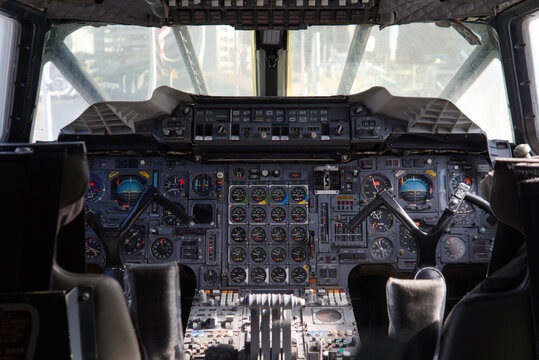 cockpit of the concorde