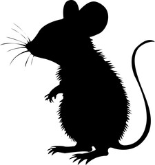 mouse silhouette vector file svg beautiful design 
