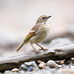 Fototapeta premium Hellmayr's pipit - Anthus hellmayri