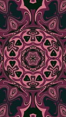 digital art in the form of a kaleidoscope