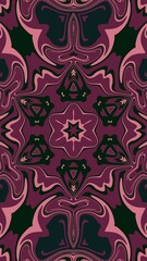 digital art in the form of a kaleidoscope