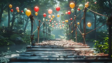 Balloons are colorful, lightweight decorations filled with air or helium, often used to celebrate birthdays, parties, and festive events. They float, bounce, and add a cheerful charm to any space. Ava
