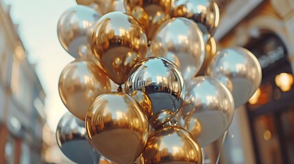 Balloons are colorful, lightweight decorations filled with air or helium, often used to celebrate birthdays, parties, and festive events. They float, bounce, and add a cheerful charm to any space. Ava