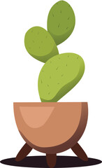 House plant or green flower Vector