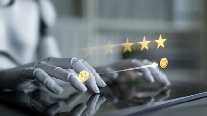 AI analyzes customer satisfaction by evaluating feedback, detecting sentiment, scoring reviews, and...