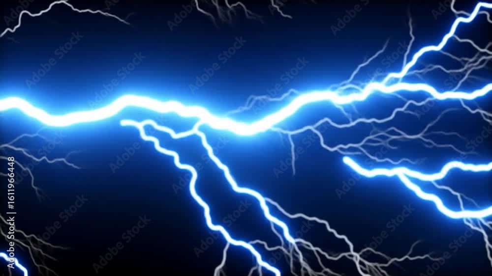 Poster dynamic lightning bolt visual effect