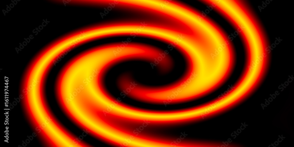 Canvas Prints abstract orange spiral background. blend. dark orange gradient. noise texture.