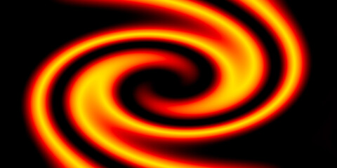 Abstract orange spiral background. blend. dark orange gradient. noise texture.