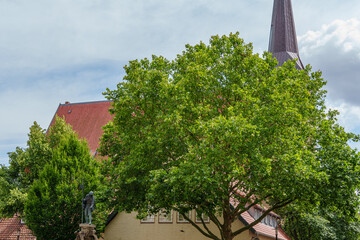 Die Altstadt von Hildesheim in Niedersachsen