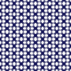 seamless pattern with blue flowers