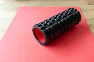 yoga mat with massage roller and yoga cubes, affordable active lifestyle, health care