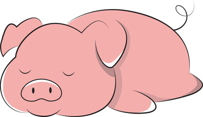 Cute Baby Pig