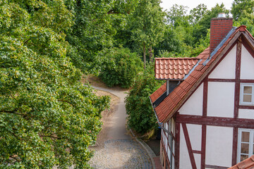 Die Altstadt von Hildesheim in Niedersachsen