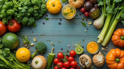 food, fruit, table, color image, vegetable, freshness, ingredient, organic, horizontal, no people, photography, copy space, healthy eating, food and drink, still life, directly above, green color, lea
