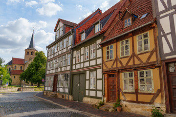 Die Altstadt von Hildesheim in Niedersachsen