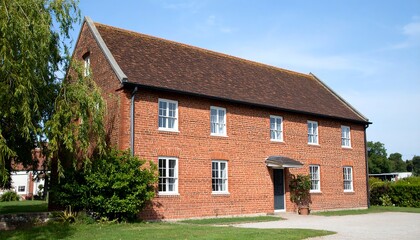 Brick farmhouse under a terracotta roof