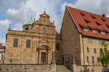 Die Altstadt von Hildesheim in Niedersachsen
