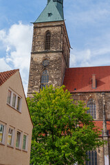 Obraz premium Die Altstadt von Hildesheim in Niedersachsen