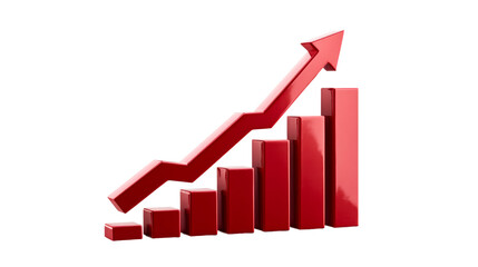 Growth chart representing positive trends over time