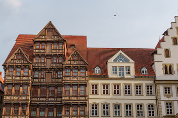 Die Altstadt von Hildesheim in Niedersachsen
