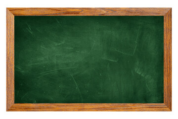Blank green chalkboard for graphic, concept education. blackboard texture with copy space.