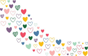colorful heart illustration ai eps jpeg png formats for seamless romantic and festive decor