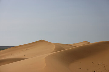 The Senek Tuya Dunes in Mangystau, Kazakhstan