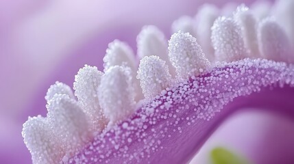 Close-Up View of Unique Orchid Petal Texture and Color Variations