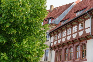 Die Altstadt  von Hildesheim in Niedersachsen