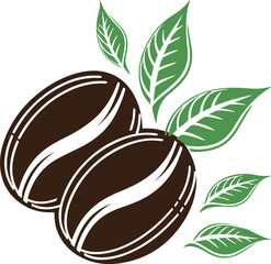 Plant seed set template vector icon
