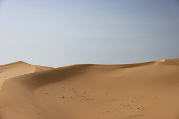 The Senek Tuya Dunes in Mangystau, Kazakhstan