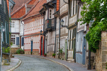 Die Altstadt  von Hildesheim in Niedersachsen
