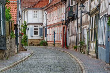 Obraz premium Die Altstadt von Hildesheim in Niedersachsen