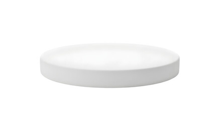 3D Render of a Minimalist Round Platform, Perfect for Product Display and Presentation on transparent background