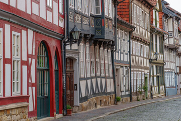Die Altstadt  von Hildesheim in Niedersachsen