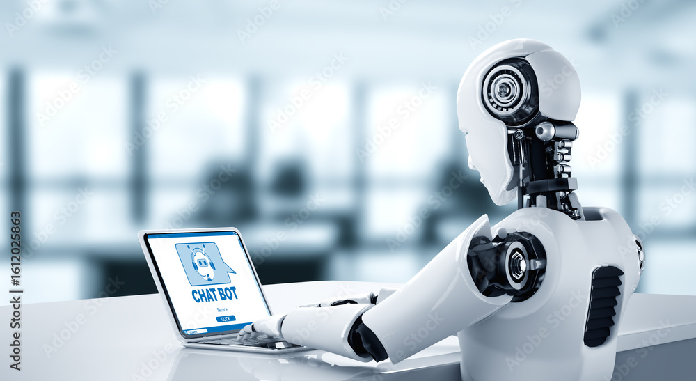 Poster chatbot software application for modish online business that automatically reply to customer questio