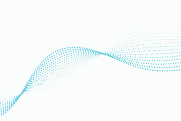 abstract dotted wave background