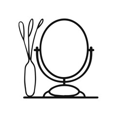 Fototapeta premium mirror ball and mirror