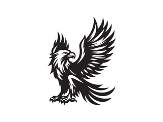 eagle vector illustration silhouette