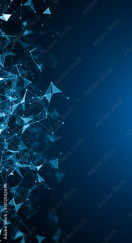 Aufkleber abstract network connection design