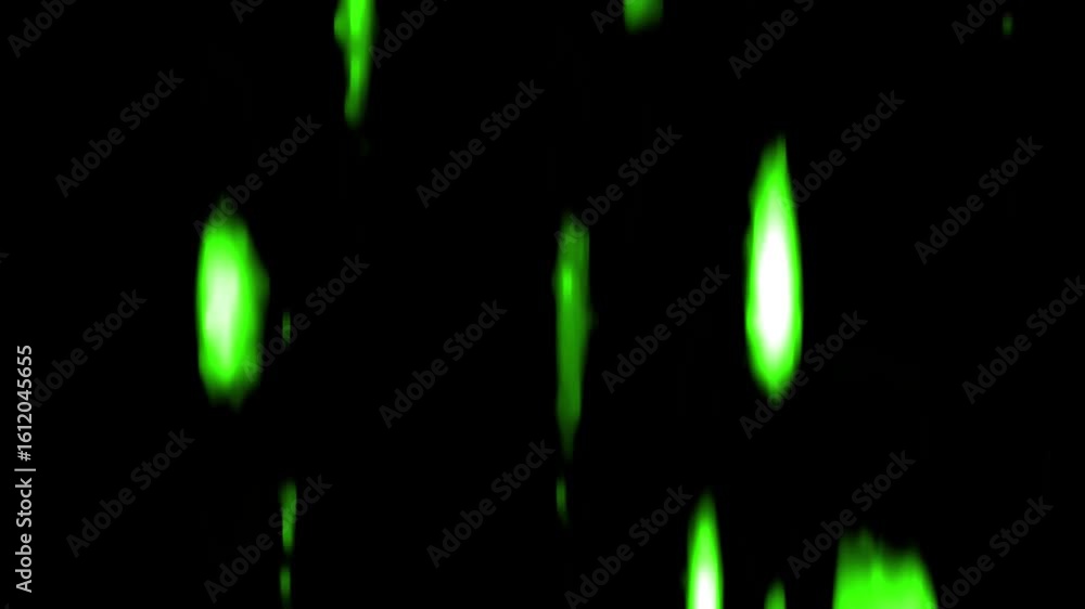 Poster abstract vertical green light streaks motion background seamless loop futuristic digital glow effect