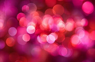Festive Pink and Purple Bokeh Stage Background