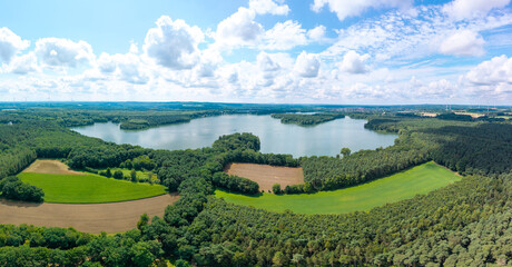 Blick über den Halterner Stausee nach Westen