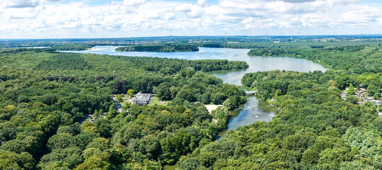 Blick über den Halterner Stausee nach Westen