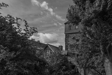 Die Alstadt von Hildesheim in Niedersachsen