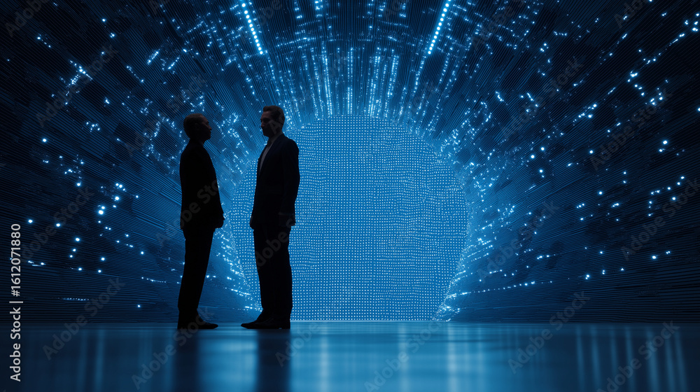Poster dramatic quantum computing hall with superconducting core discussion