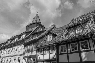 Die Alstadt von Hildesheim in Niedersachsen