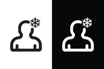 Skin safety icon isolated vector icon illustration on white background.