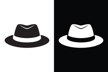 Hat icon isolated vector icon illustration on white background.