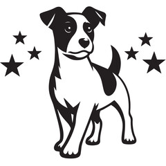 "Silhouette of a Standing Dog – Vector Illustration"

"Black Dog Silhouette Isolated on White Background"

"Minimalist Dog Silhouette – Pet Animal Vector Design"

"Side View of a Dog in Silhouette Sty